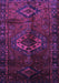 Machine Washable Persian Purple Traditional Area Rugs, wshtr3107pur