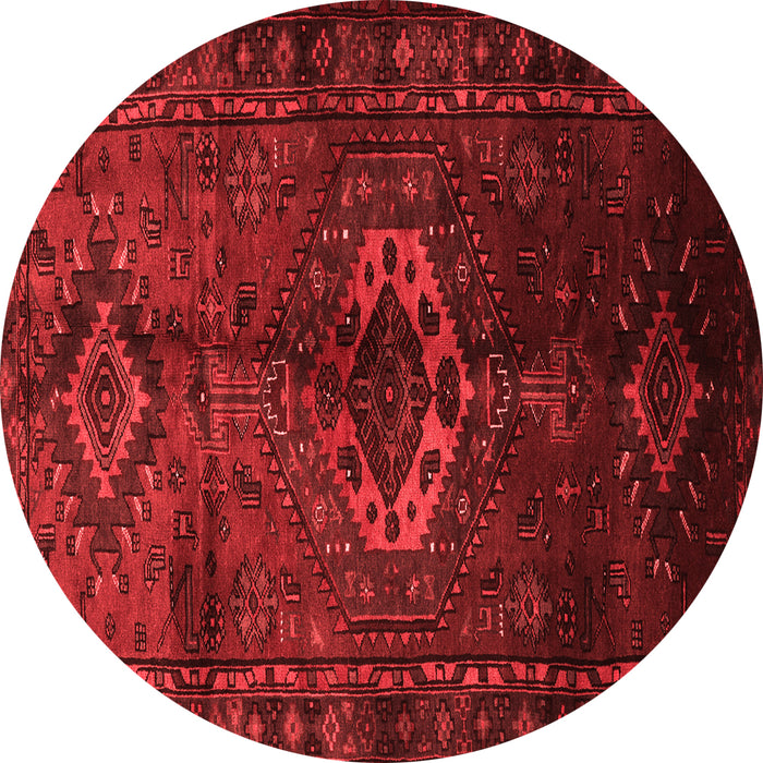 Machine Washable Persian Red Traditional Rug, wshtr3107red