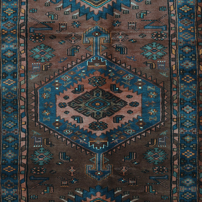 Persian Light Blue Traditional Rug, tr3107lblu