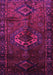 Machine Washable Persian Pink Traditional Rug, wshtr3107pnk