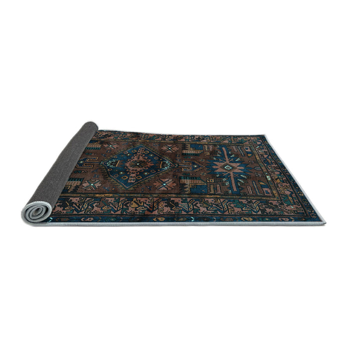 Sideview of Persian Light Blue Traditional Rug, tr3108lblu