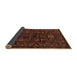 Sideview of Persian Brown Traditional Rug, tr3108brn