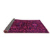 Sideview of Persian Pink Traditional Rug, tr3108pnk