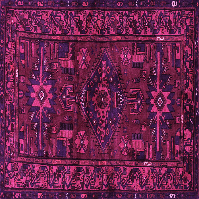 Square Persian Pink Traditional Rug, tr3108pnk
