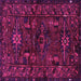 Square Persian Pink Traditional Rug, tr3108pnk