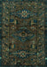 Persian Turquoise Traditional Rug, tr3108turq