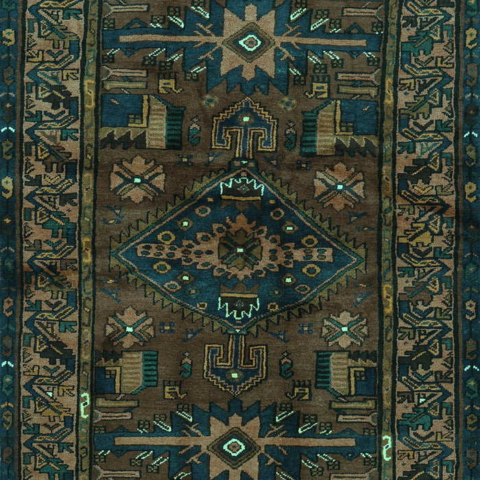 Persian Turquoise Traditional Rug, tr3108turq