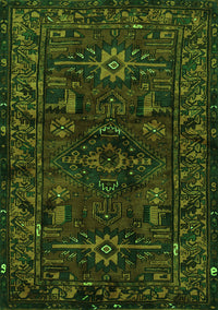 Persian Green Traditional Rug, tr3108grn