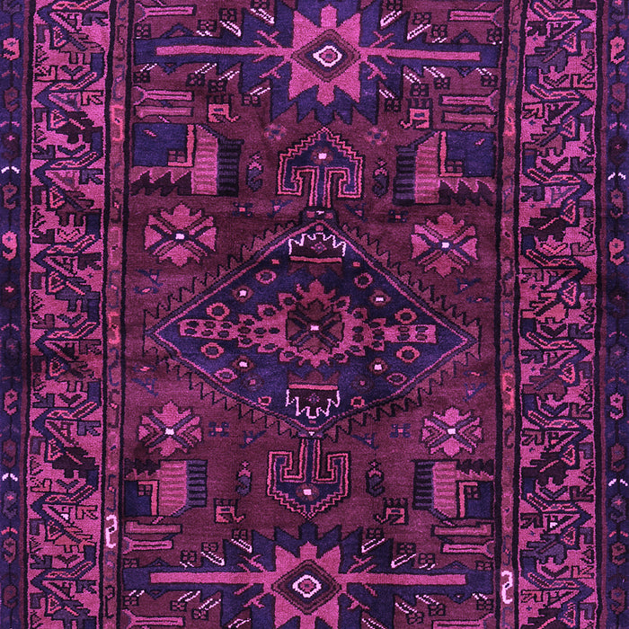 Machine Washable Persian Purple Traditional Area Rugs, wshtr3108pur