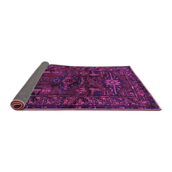 Sideview of Persian Purple Traditional Rug, tr3108pur