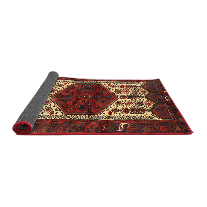 Sideview of Traditional Red Persian Rug, tr3109