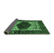 Sideview of Persian Emerald Green Traditional Rug, tr3109emgrn