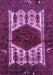 Machine Washable Persian Purple Traditional Area Rugs, wshtr3109pur