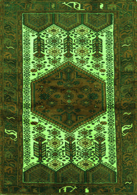 Persian Green Traditional Rug, tr3109grn