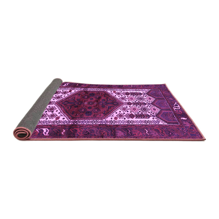 Sideview of Persian Purple Traditional Rug, tr3109pur