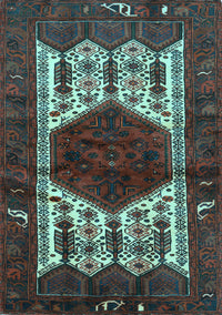 Persian Light Blue Traditional Rug, tr3109lblu