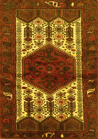 Persian Yellow Traditional Rug, tr3109yw
