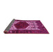 Sideview of Persian Pink Traditional Rug, tr3109pnk