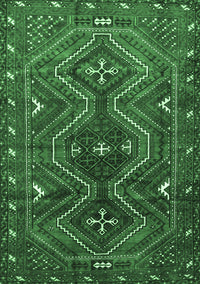 Persian Emerald Green Traditional Rug, tr310emgrn