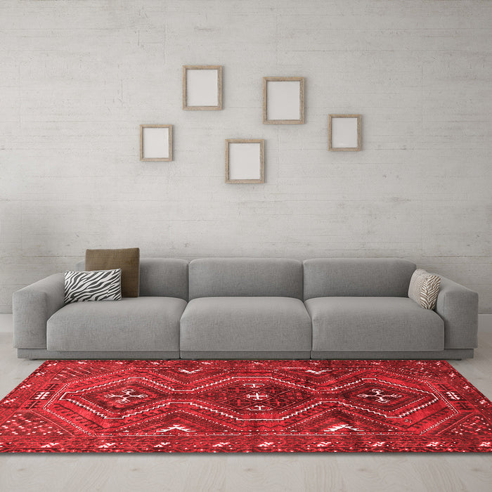 Traditional Red Washable Rugs