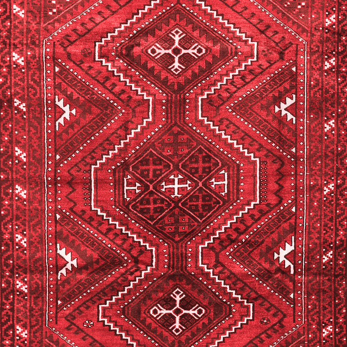 Machine Washable Persian Red Traditional Rug, wshtr310red