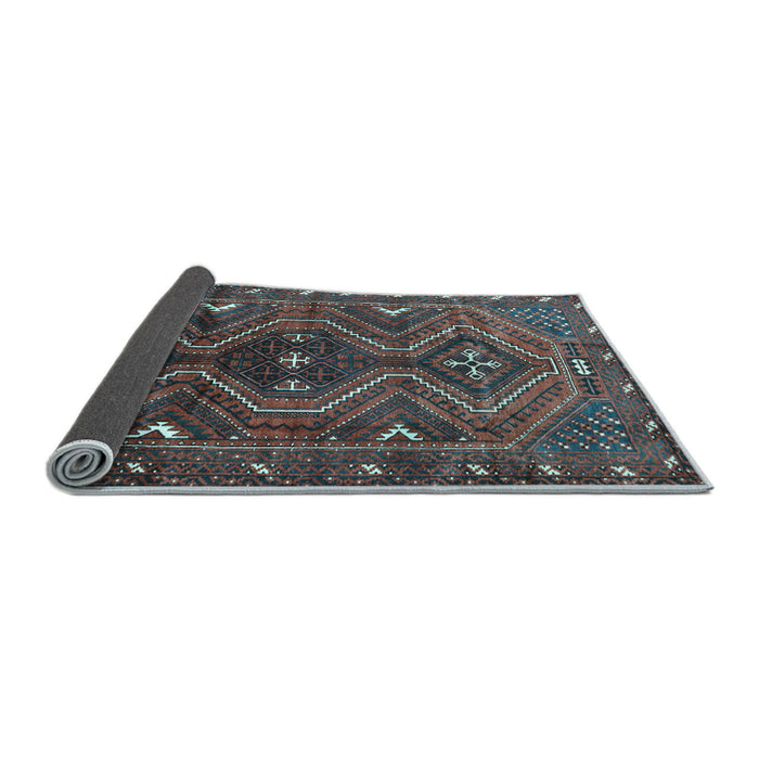 Sideview of Persian Light Blue Traditional Rug, tr310lblu