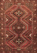 Machine Washable Persian Brown Traditional Rug, wshtr310brn