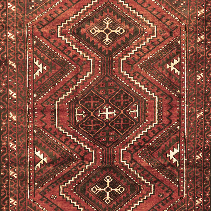 Machine Washable Persian Brown Traditional Rug, wshtr310brn