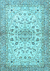 Persian Light Blue Traditional Rug, tr3110lblu