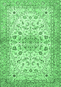 Persian Emerald Green Traditional Rug, tr3110emgrn