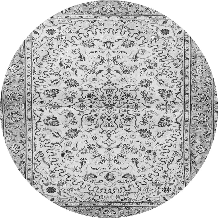 Square Persian Gray Traditional Rug, tr3110gry