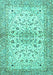 Persian Turquoise Traditional Rug, tr3110turq