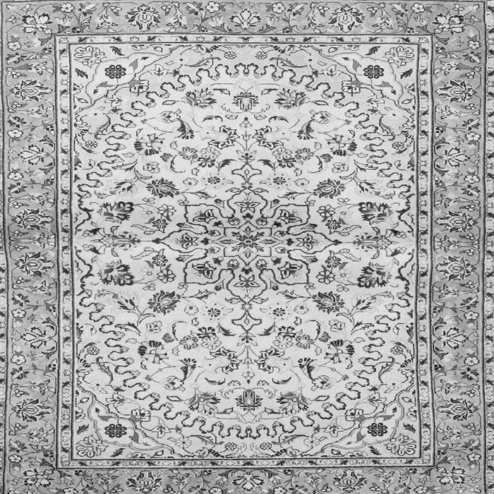 Serging Thickness of Persian Gray Traditional Rug, tr3110gry