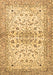 Machine Washable Persian Brown Traditional Rug, wshtr3110brn