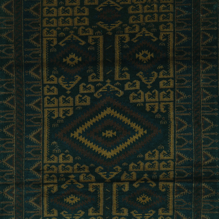 Persian Turquoise Traditional Rug, tr3111turq