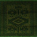 Serging Thickness of Persian Green Traditional Rug, tr3111grn