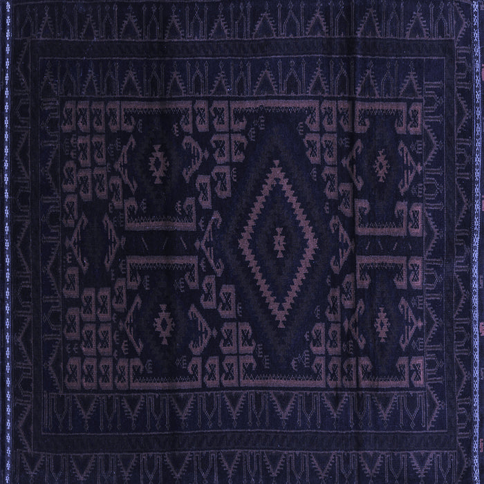Square Persian Blue Traditional Rug, tr3111blu