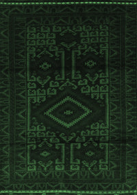Persian Emerald Green Traditional Rug, tr3111emgrn