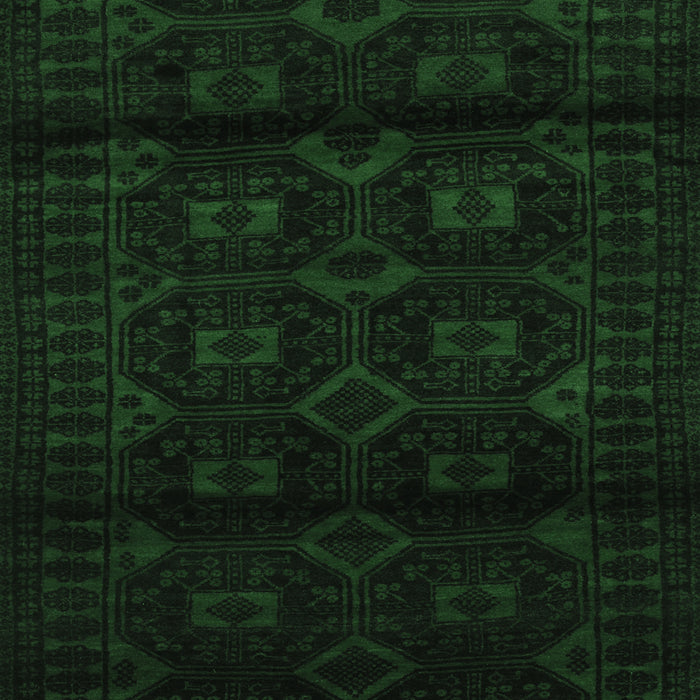 Machine Washable Persian Emerald Green Traditional Area Rugs, wshtr3112emgrn