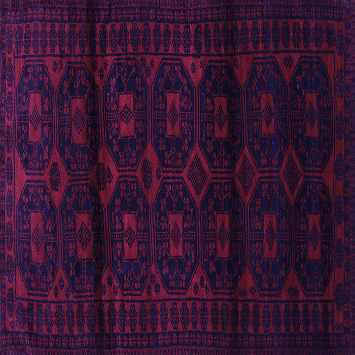 Square Machine Washable Persian Purple Traditional Area Rugs, wshtr3112pur