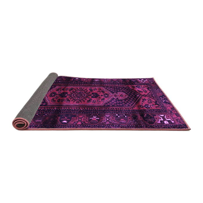 Sideview of Persian Purple Traditional Rug, tr3113pur