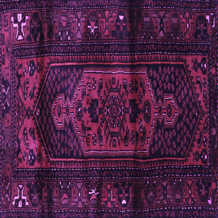 Square Persian Purple Traditional Rug, tr3113pur