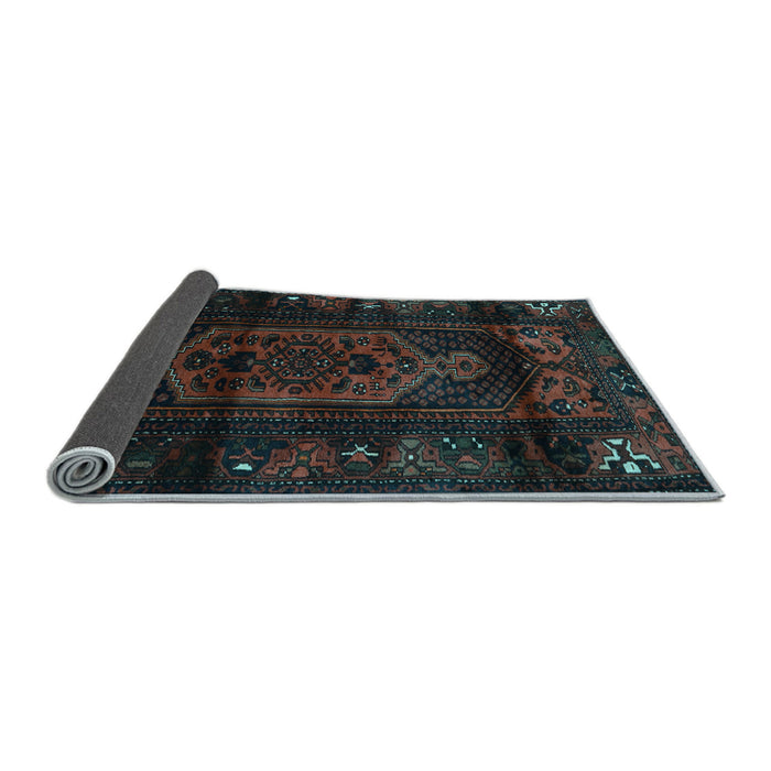 Sideview of Persian Light Blue Traditional Rug, tr3113lblu