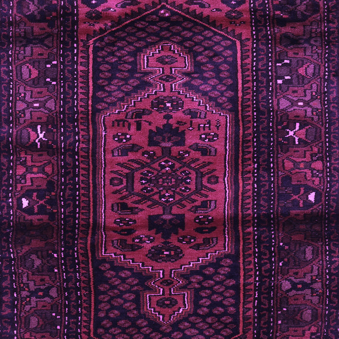 Machine Washable Persian Purple Traditional Area Rugs, wshtr3113pur