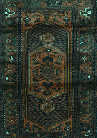 Persian Turquoise Traditional Rug, tr3113turq