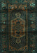 Persian Turquoise Traditional Rug, tr3113turq