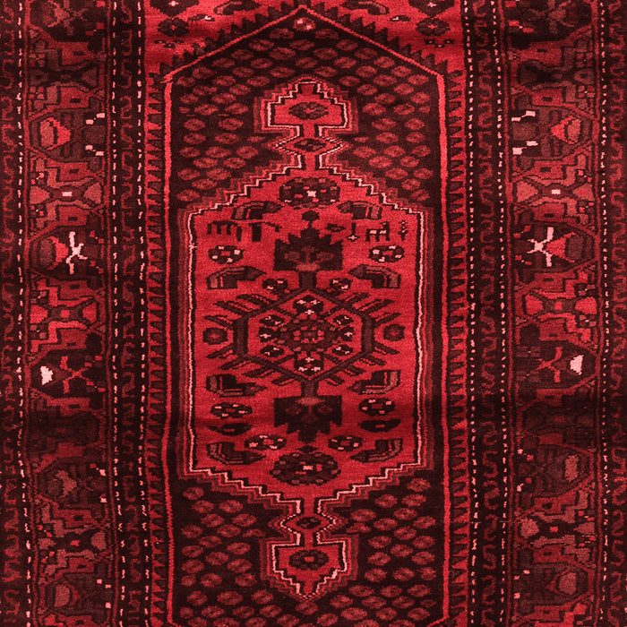 Machine Washable Persian Red Traditional Rug, wshtr3113red