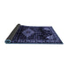 Sideview of Persian Blue Traditional Rug, tr3114blu