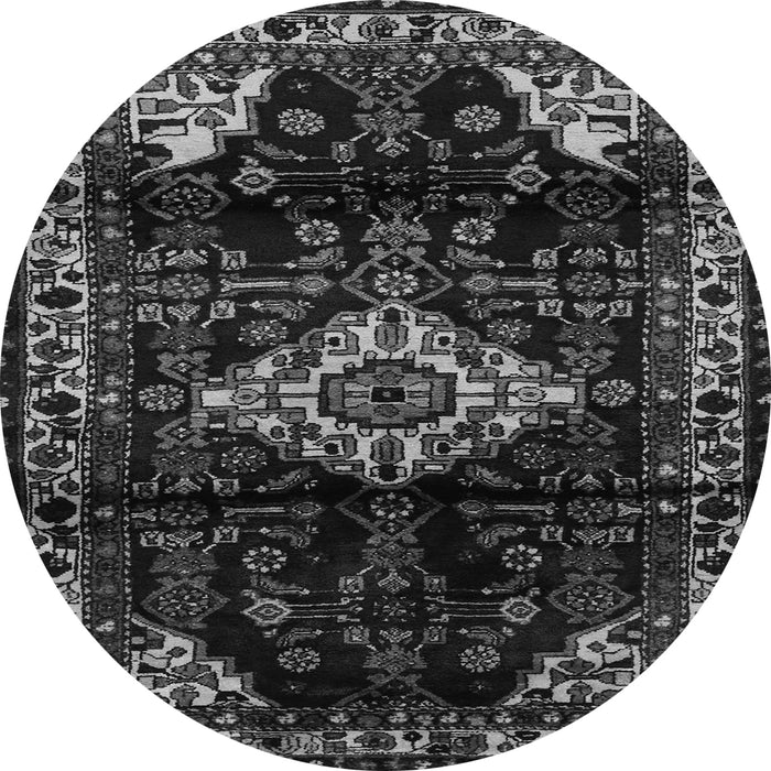 Square Persian Gray Traditional Rug, tr3114gry