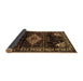 Sideview of Persian Brown Traditional Rug, tr3114brn